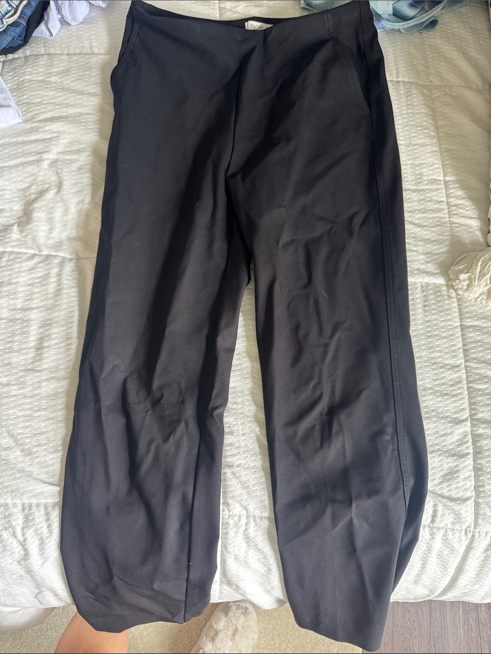 Rachel Zoe Womens Black Dress Pants